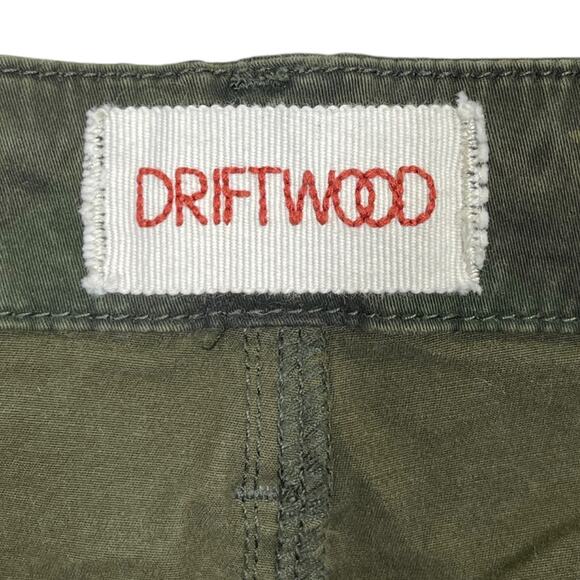 Driftwood Tabitha Camouflage Straight Leg Pant 29 Floral Embroidered Cropped - Picture 5 of 8